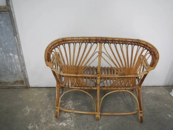 Pamono Rattan Garden Seating, 1970s, Set of 4 Hot