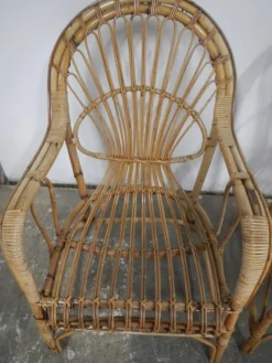 Pamono Rattan Garden Seating, 1970s, Set of 4 Hot