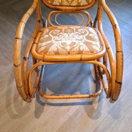Pamono Rattan Rocking Chair, 1960s Sale