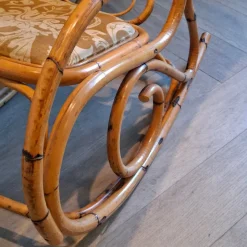Pamono Rattan Rocking Chair, 1960s Sale