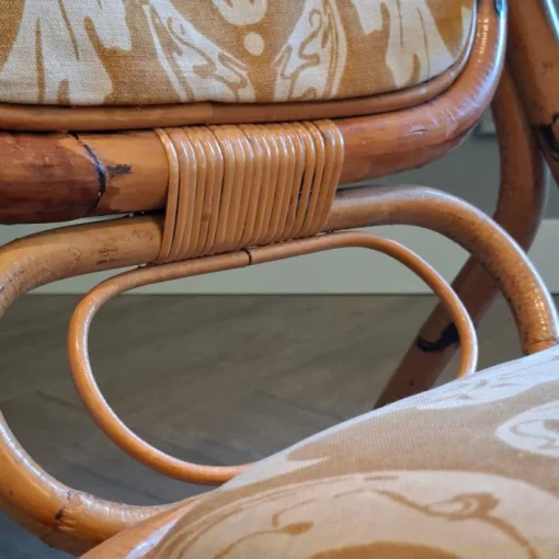 Pamono Rattan Rocking Chair, 1960s Sale