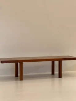 Pamono Rectangular and Extendable Wooden Dining Table, 1980s Online