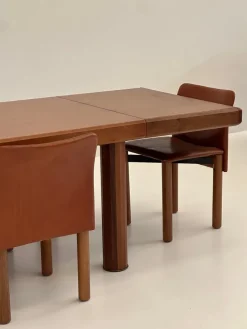 Pamono Rectangular and Extendable Wooden Dining Table, 1980s Online