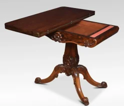 Pamono Rectangular Rosewood Game Table New