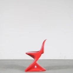 Pamono Red Casalino Children's Chair by Alexander Begge for Casala, Germany, 2000s Clearance