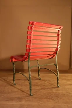 Pamono Red Lacquered Garden Chair Best
