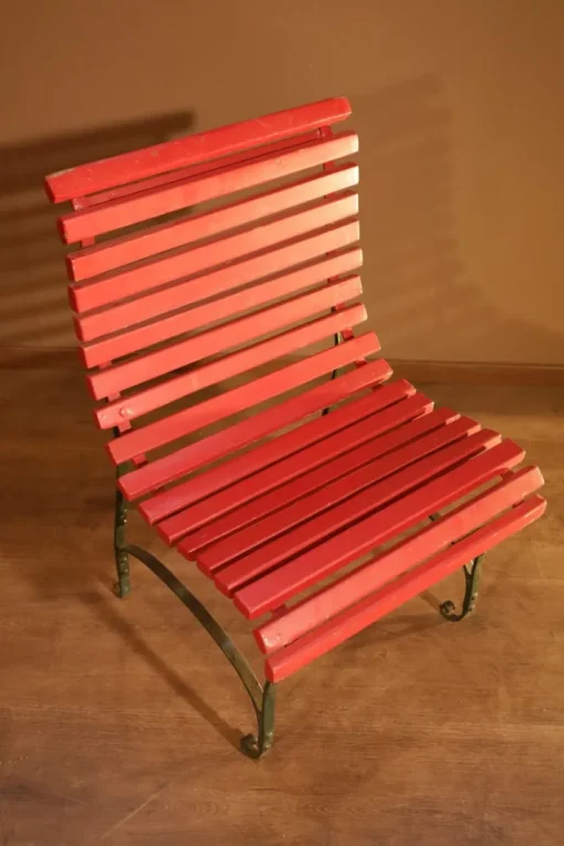 Pamono Red Lacquered Garden Chair Best