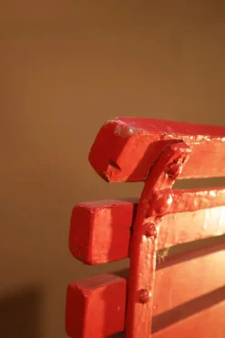 Pamono Red Lacquered Garden Chair Best
