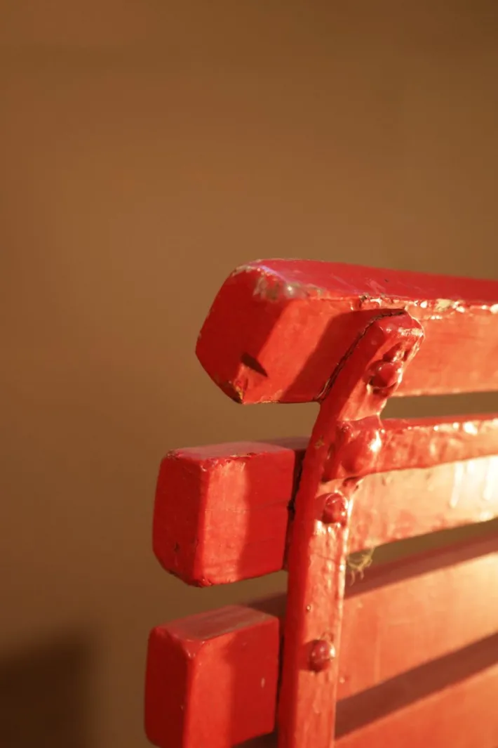 Pamono Red Lacquered Garden Chair Best