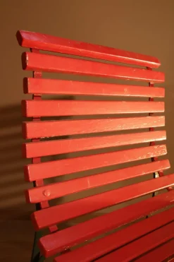 Pamono Red Lacquered Garden Chair Best
