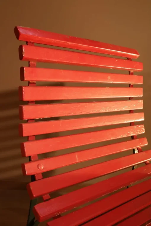 Pamono Red Lacquered Garden Chair Best