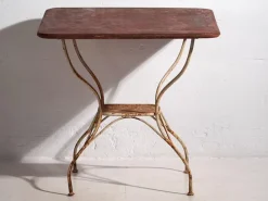 Pamono Red Outdoor Table, 1920s New