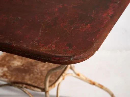 Pamono Red Outdoor Table, 1920s New