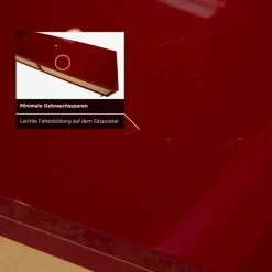 Pamono Red Wooden Cube Sideboard from Interlübke Sale