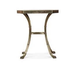 Pamono Regency Marble and Gilt Brass Chess Occasional Table, 1820s Clearance