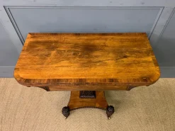 Pamono Regency Rosewood Card Table, 1815 Hot