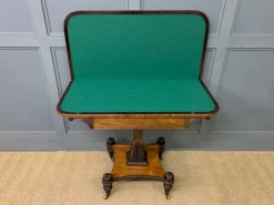 Pamono Regency Rosewood Card Table, 1815 Hot