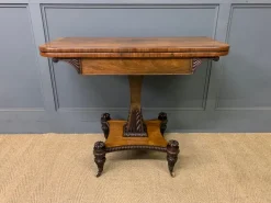 Pamono Regency Rosewood Card Table, 1815 Hot