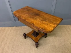 Pamono Regency Rosewood Card Table, 1815 Hot