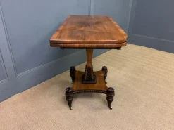 Pamono Regency Rosewood Card Table, 1815 Hot