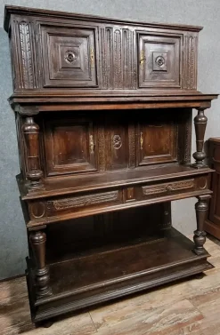 Pamono Renaissance Cabinet in Carved Wood, 1680s Best