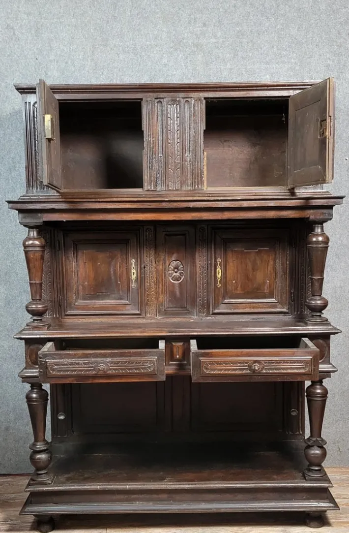 Pamono Renaissance Cabinet in Carved Wood, 1680s Best