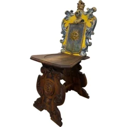 Pamono Renaissance Chair with Heraldic Emblems of the Szontágh de Igló et Zabar Family