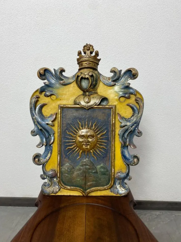 Pamono Renaissance Chair with Heraldic Emblems of the Szontágh de Igló et Zabar Family