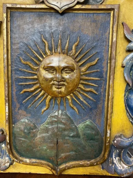 Pamono Renaissance Chair with Heraldic Emblems of the Szontágh de Igló et Zabar Family