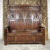 Pamono Renaissance Style Chest Bench in Walnut, 1890s Discount