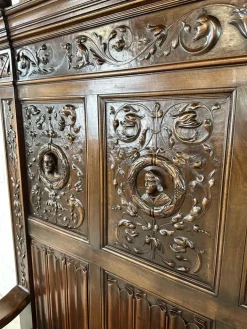 Pamono Renaissance Style Chest Bench in Walnut, 1890s Discount