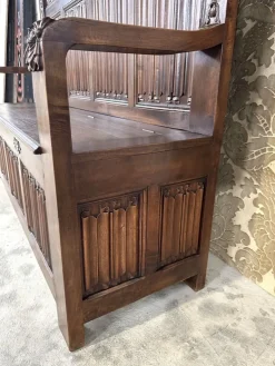 Pamono Renaissance Style Chest Bench in Walnut, 1890s Discount