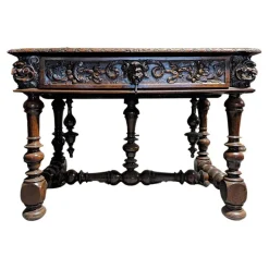 Pamono Renaissance Style Table in Walnut Clearance