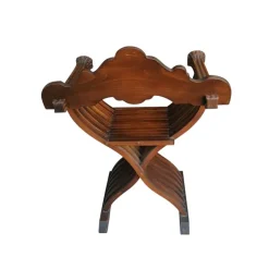 Pamono Renaissance-Style Folding Savonarola Chair, 1950s Outlet