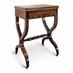 Pamono Restoration Game Table in Flamed Mahogany Sale