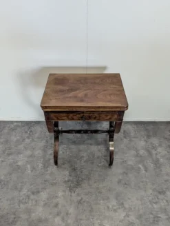 Pamono Restoration Game Table in Flamed Mahogany Sale