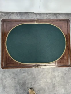 Pamono Restoration Game Table in Flamed Mahogany Sale