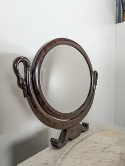 Pamono Restoration Swan Neck Dressing Table in Flamed Mahogany Sale