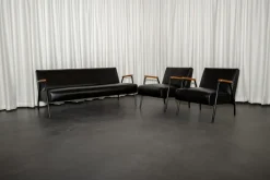 Pamono Rio Lounge Set by Pierre Guariche for Meurop, 1960s, Set of 3 New