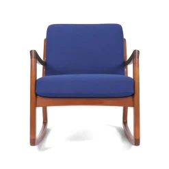 Pamono Rocking Armchair by Ole Wanscher for Cado, Denmark, 1960s Clearance