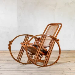 Pamono Rocking Chair by Antonio Volpe, 1930s Outlet