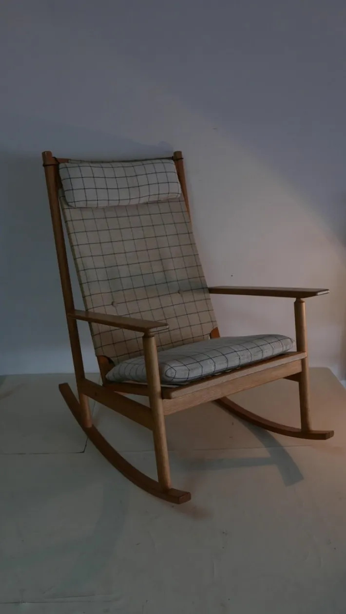 Pamono Rocking Chair by Hans Olsen for Juul Kristensen, 1960s Hot
