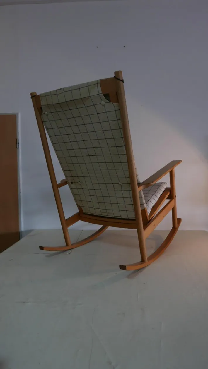 Pamono Rocking Chair by Hans Olsen for Juul Kristensen, 1960s Hot