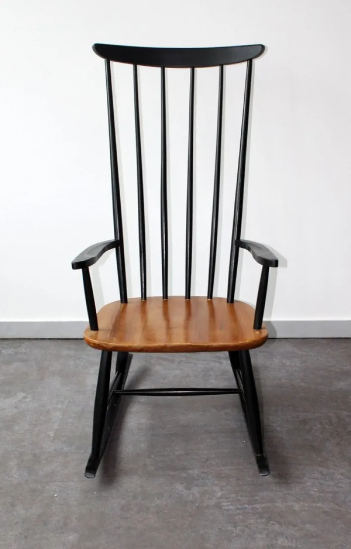 Pamono Rocking Chair by Ilmari Tapiovaara for Asko, Mid-20th Century Outlet