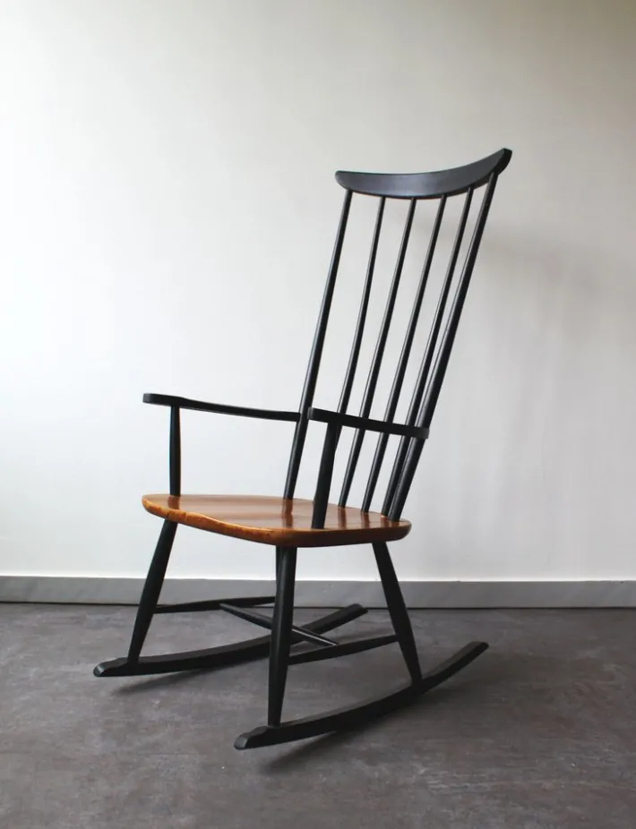 Pamono Rocking Chair by Ilmari Tapiovaara for Asko, Mid-20th Century Outlet