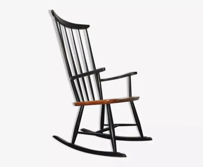 Pamono Rocking Chair by Ilmari Tapiovara for Asko Online