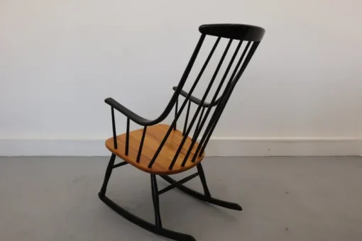 Pamono Rocking Chair by L. Larsson, Sweden, 1960s Best