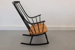 Pamono Rocking Chair by L. Larsson, Sweden, 1960s Best