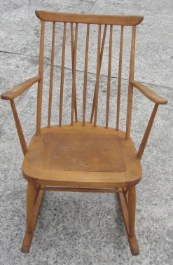 Pamono Rocking Chair by Lucian Ercolani for Ercol, 1950s Hot