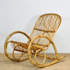 Pamono Rocking Chair by Rohé Noordwolde, 1960s New